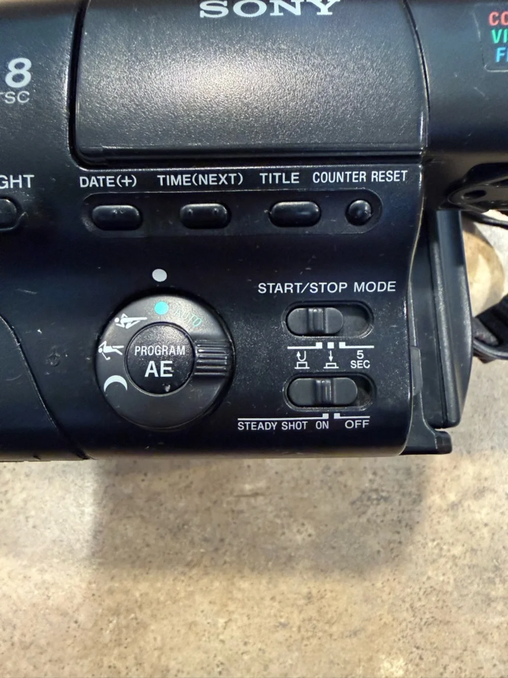 *READ DESC* Sony SteadyShot Handycam Video 8 CCD-TR94 Camcorder w/ Charger & VTR
